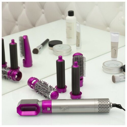 Мультистайлер LuazON LW-17 1000 Вт керамическое покрытие 5 насадок до 120 C 364300₽