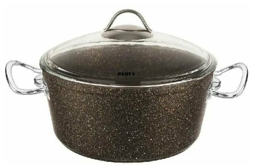 Кастрюля Маруся 7001-20к 2,5 л (черный)