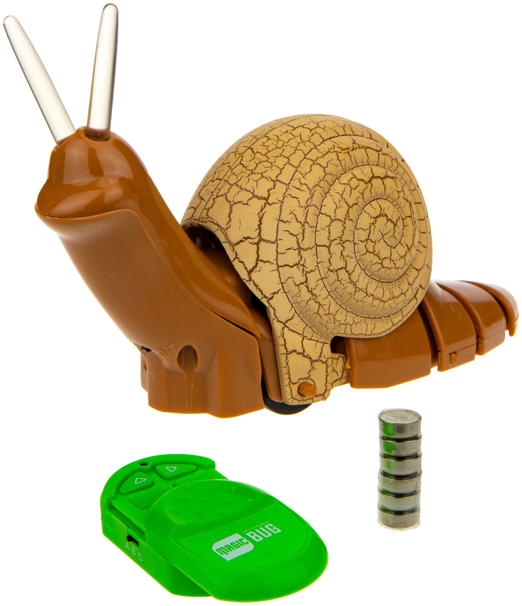 RoboLife Робо-Улитка коричневая (Т18750) 1toy - фото №2