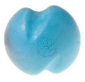 West Paw Zogoflex игрушка для собак мячик Jive S 6,6 см голубой - фотография № 11