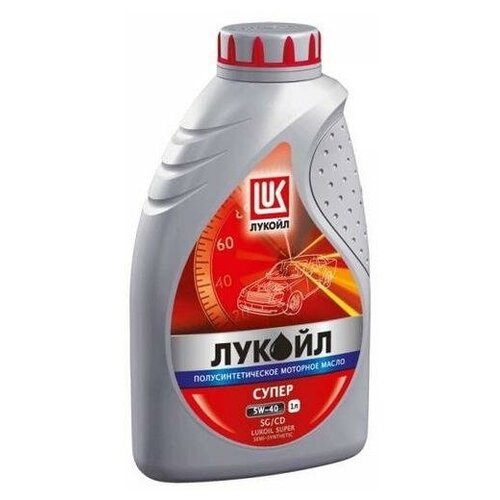 Полусинтетическое моторное масло ЛУКОЙЛ Супер SG/CD 5W-40, 5 л