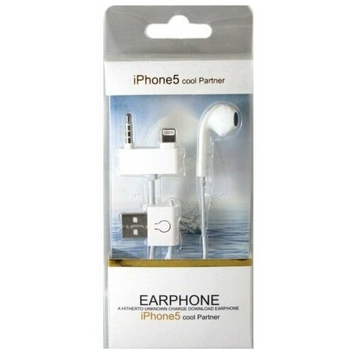 Гарнитура Cool Partner USB 8 pin 35 jack для iPhone 55S5C66 Plus 95900₽