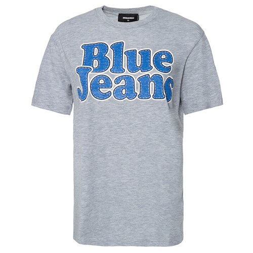 футболка DSQUARED2 S72GD0226 m серый+синий