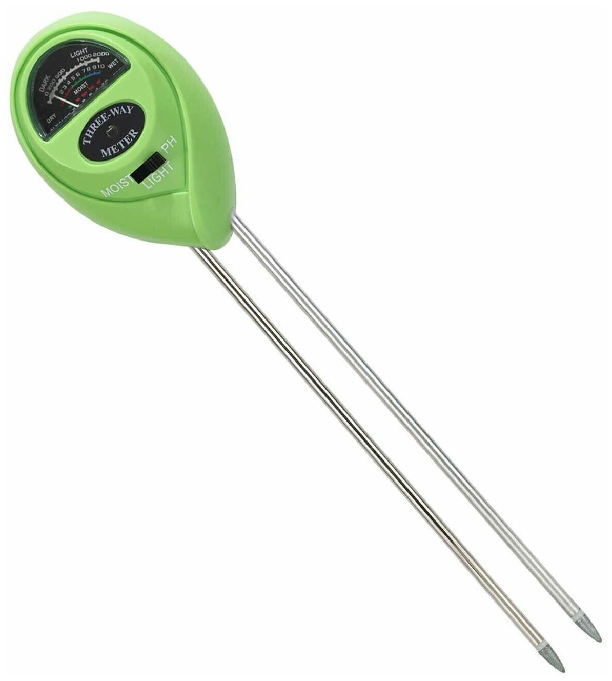 Электронный измеритель 3в1 кислотность освещенность влажность PH-200 Green Helper