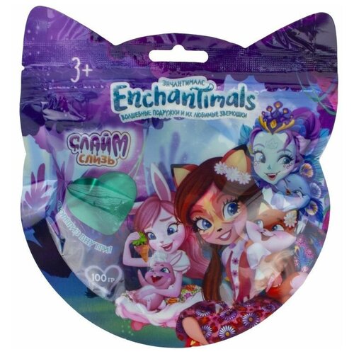 Слизь Enchantimals в пакете с европодвесом 100 гр