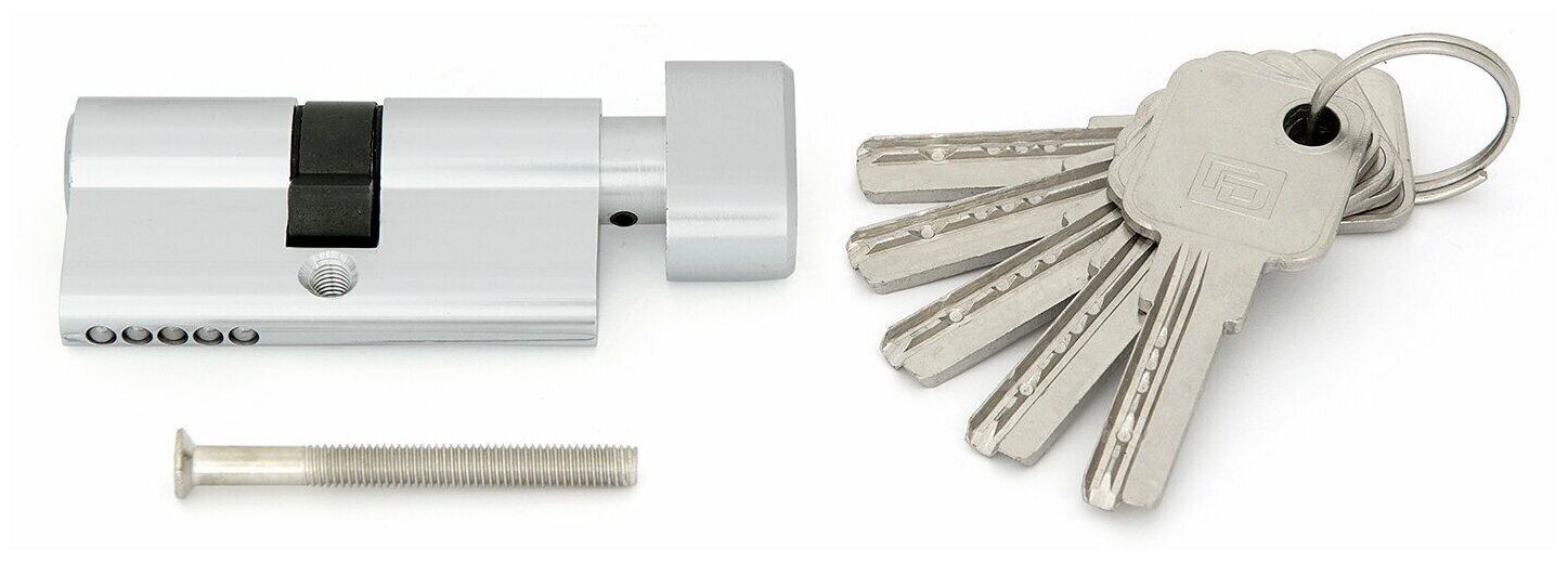Цилиндровый механизм Palladium AL 60 C T01 CP - фото №3