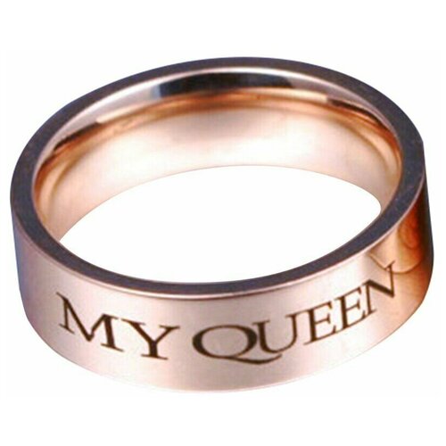 фото Кольцо помолвочное tasyas, размер 17, розовый