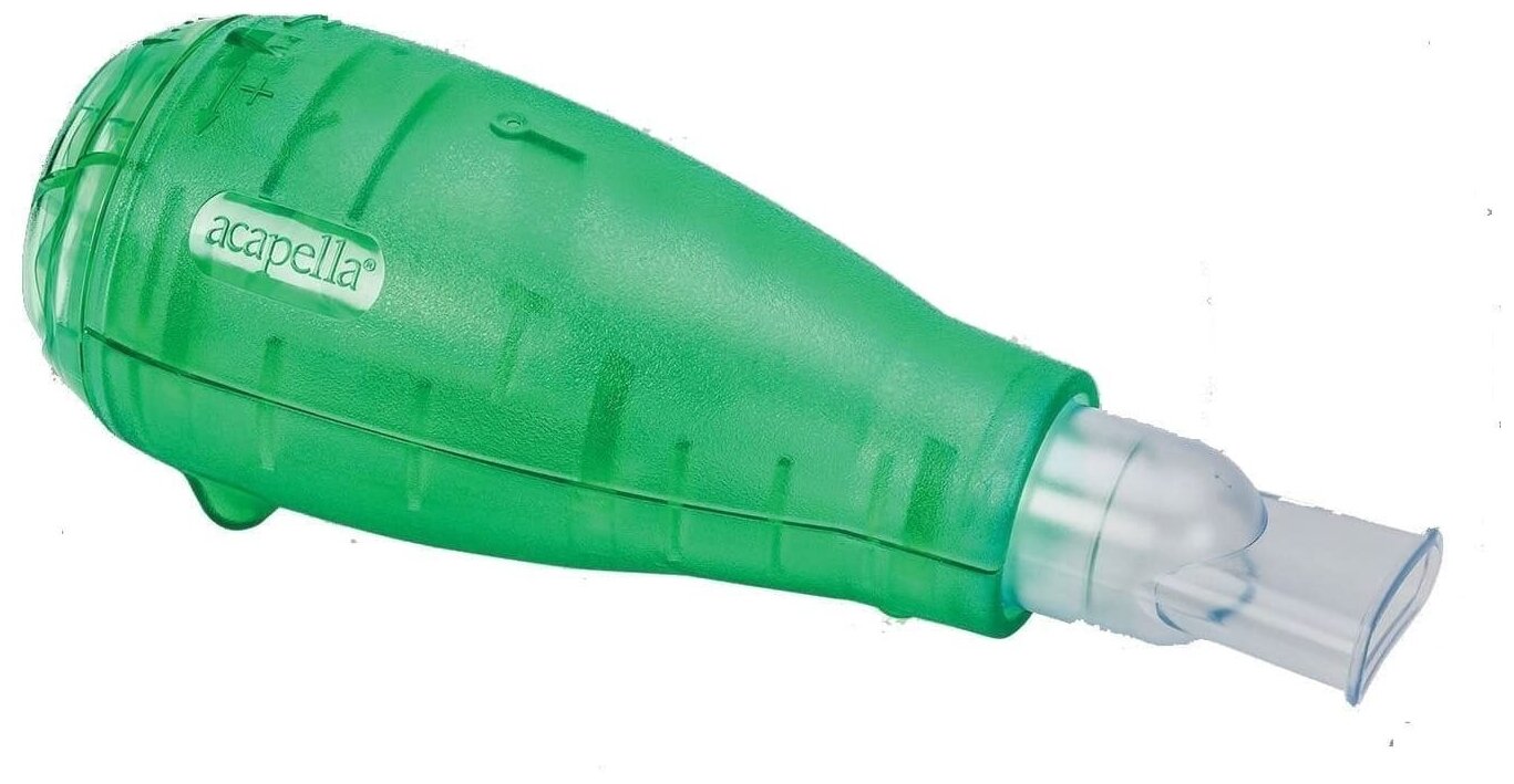 Нагрузочный спирометр Portex Acapella DH Green 21-1530 с мундштуком (загубником)