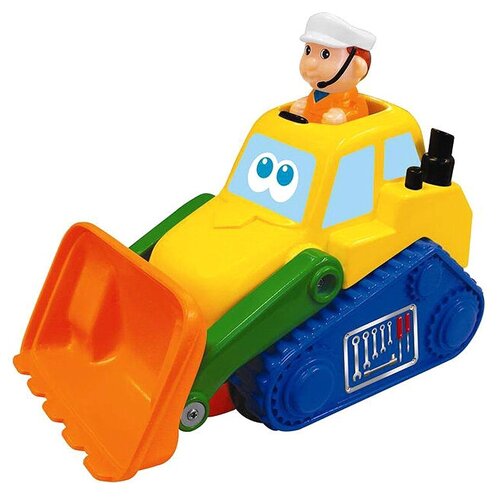 Kiddieland Развивающая игрушка Бульдозер 22 см, звук KID 049874