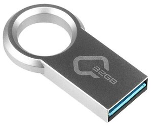 USB-накопитель Qumo Ring USB 3.0 32GB Metallic