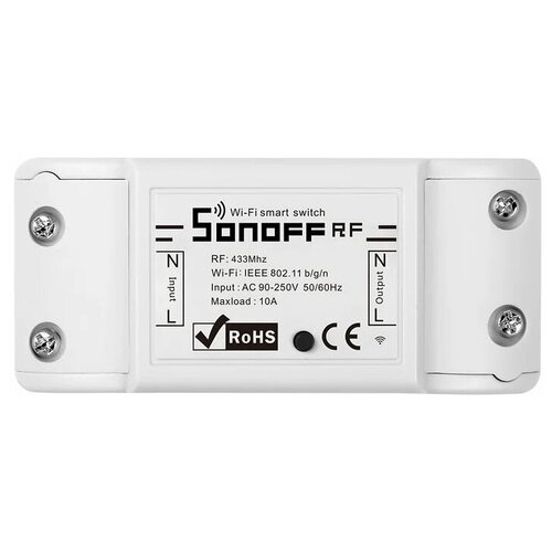 Беспроводной выключатель Sonoff RF R2 WiFi+433MHz Switch