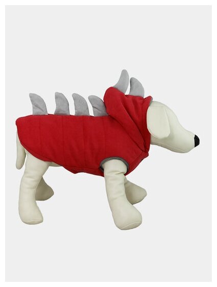 Куртка для собак, "Не Один Дома", Dino, красный, XXL - фотография № 6