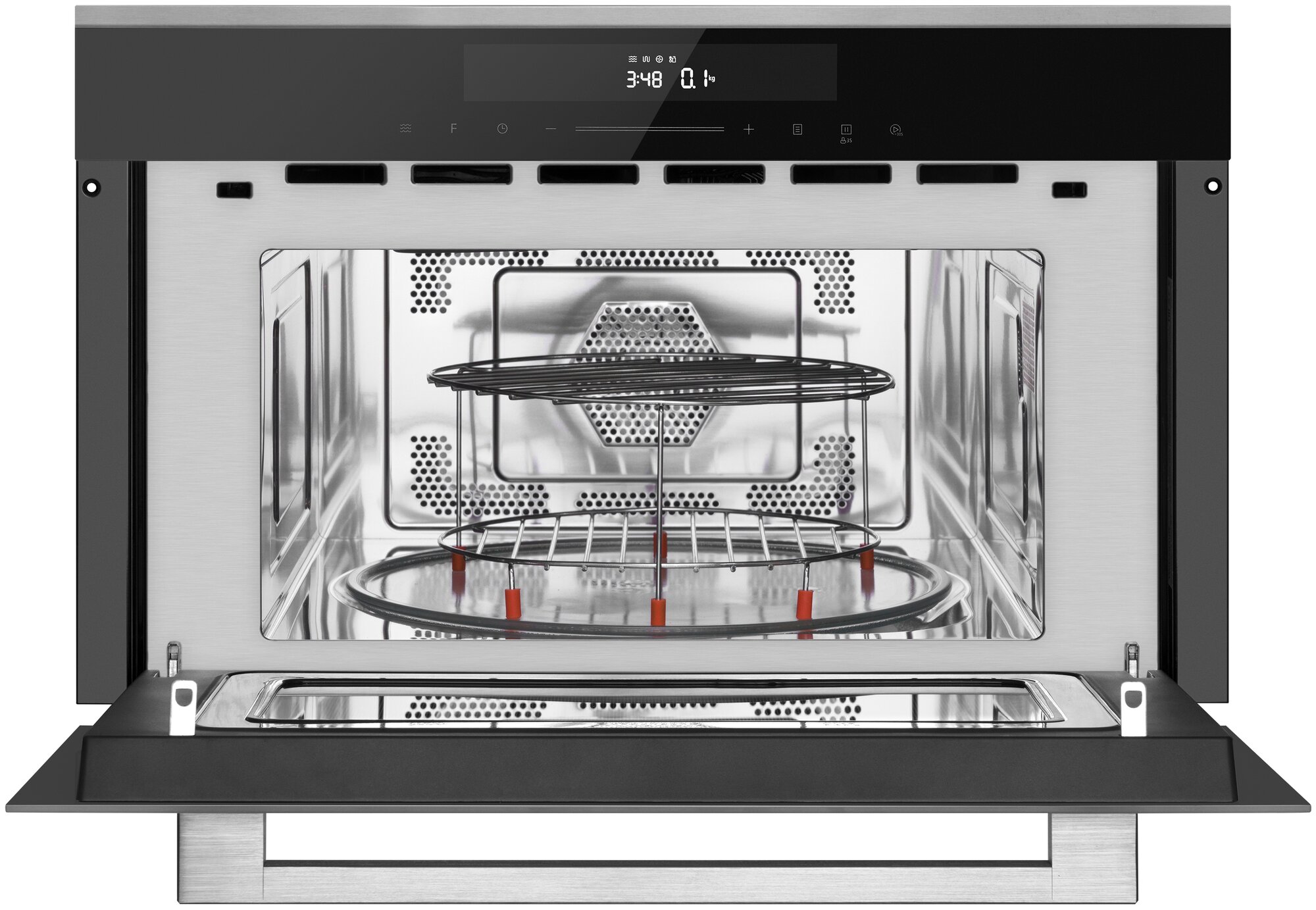 Встраиваемая микроволновая печь Weissgauff BMWO-349 Dbsx Touch - фотография № 4