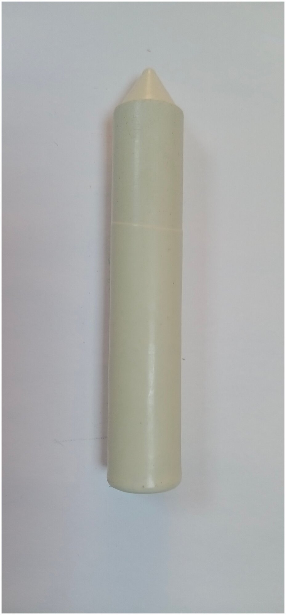 Разметочный восковой мелок-карандаш, ИП Лопатин Виталий Викторович, 19х110 мм, белый, уп-10 шт. 19173856 - фотография № 1