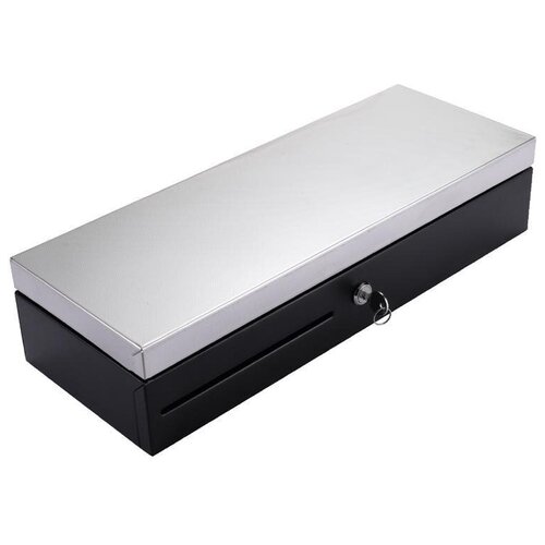 Денежный ящик АТОЛ FlipTop-MB черный 460170100 24V верхняя крышка из нержавеющей стали крышка для инкассации под Штрих 8617₽