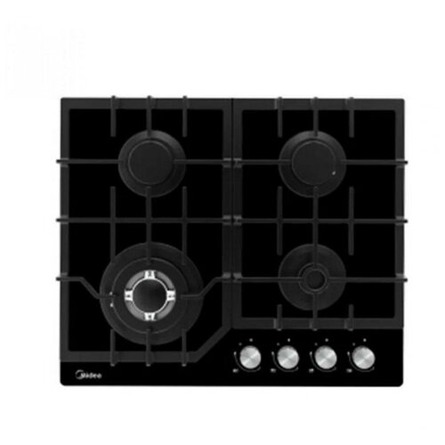 Поверхность газовая MIDEA MG643TGB черный стекло чугун WOK 1897000₽