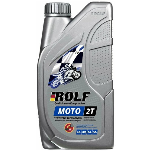 Полусинтетическое моторное масло ROLF Moto 2T, 1 л