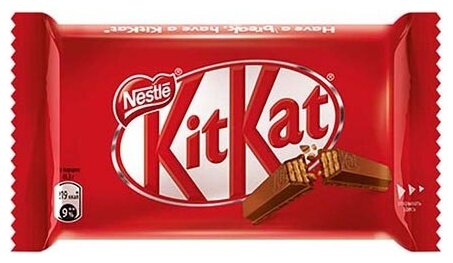 Шоколадный батончик KitKat с хрустящей вафлей 41,5 г - фотография № 5