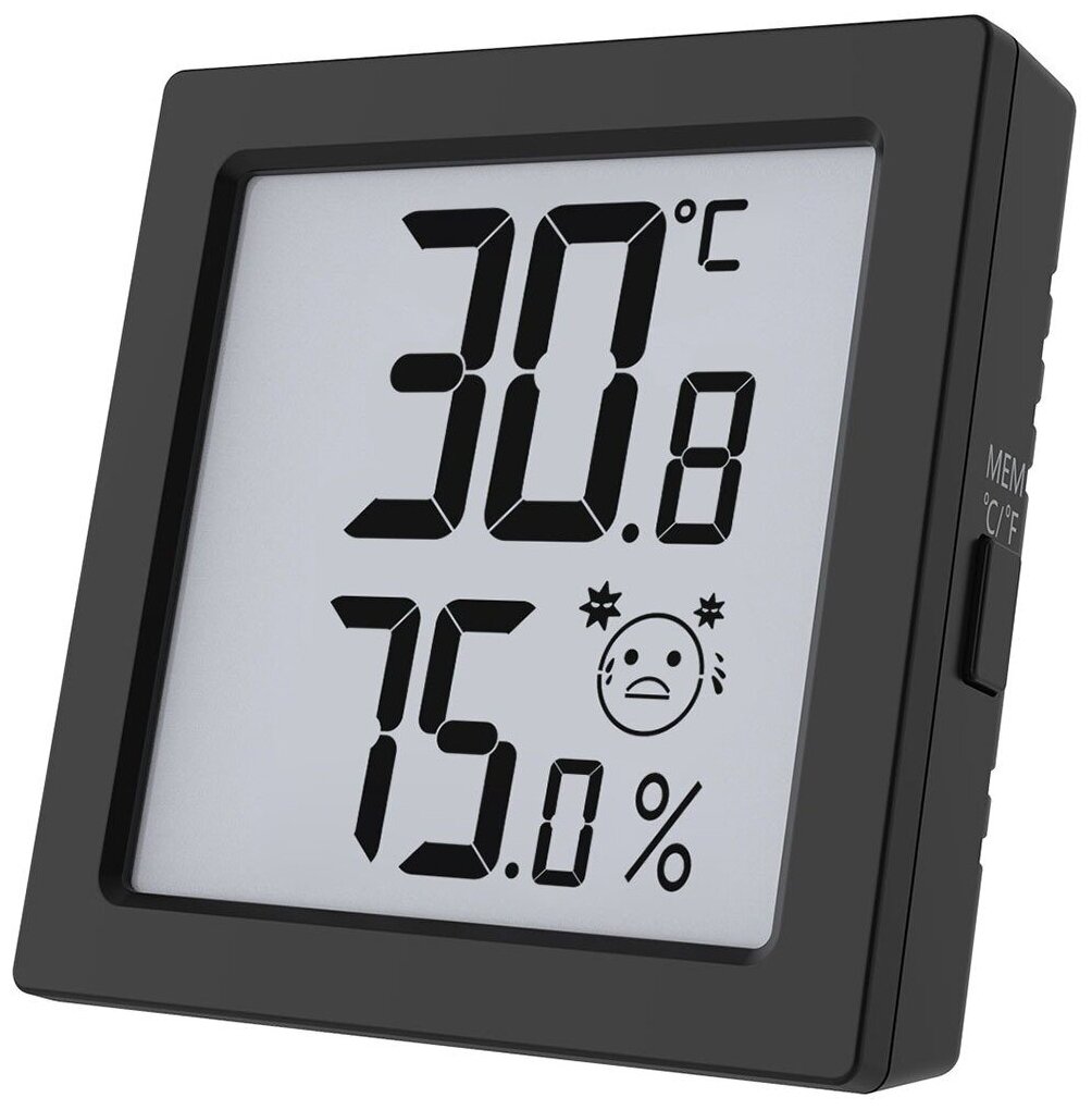 BALDR B0387TH цифровой термогигрометр с внешним датчиком черный