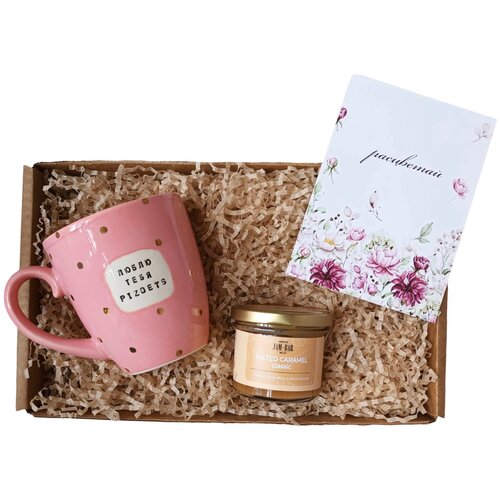 Подарочный набор с кружкой «Люблю тебя pizdets» и шоколадом №4