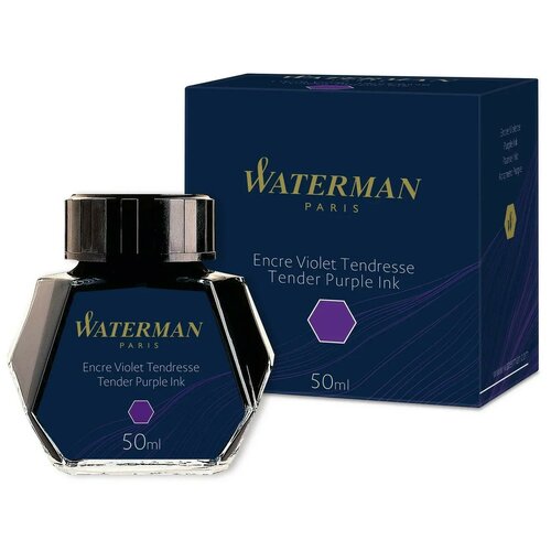 Флакон с чернилами для перьевой ручки Waterman Ink Bottle Purple, арт. S0110750