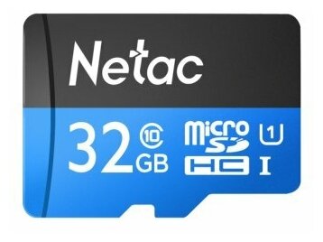 Карта памяти 32GB Netac NT02P500STN-032G-S microSDHC (без SD адаптера) 80MB/s