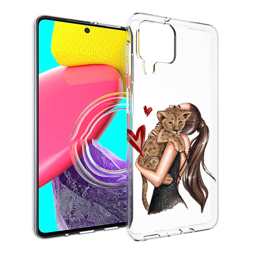 Чехол MyPads Кошачья-любовь для Samsung Galaxy M53 (SM-M536) задняя-панель-накладка-бампер