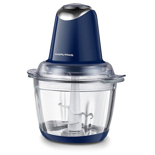 Блендер измельчитель кухонный электрический с сверхострыми ножами Morphy Richards синий 409000₽