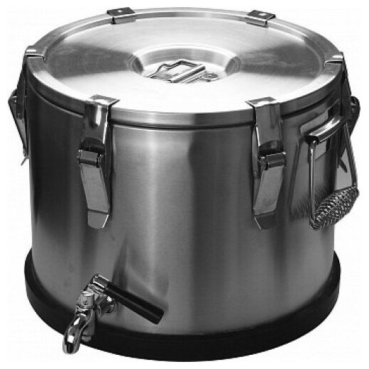 фото Термос профессиональный с краном 25 литров, для напитков , молока, воды, нерж. сталь