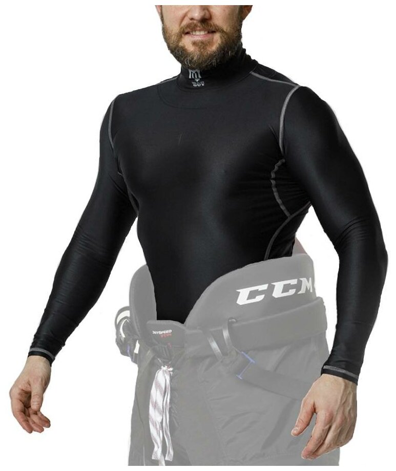 Футболка компрессионная с защитой шеи Mad Guy Kevlar Compression SR (M) 