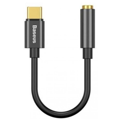 Адаптер Baseus Type-C Male To 3.5 mm - Female Adapter L54 usb type c to 3 5 mm jack aux cable dac type c audio kabel for car speaker headphone tipo c auxiliary adapter cabo 0 5m 1m 1 5m