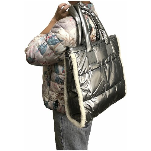 фото Сумка шоппер , серебряный bental