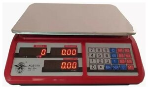 Весы бытовые ACS-779 (32кг/5г) LCD