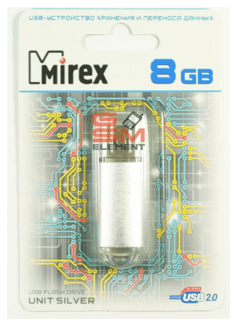 Флеш накопитель 64GB Mirex Unit, USB 2.0, Синий - фото №2