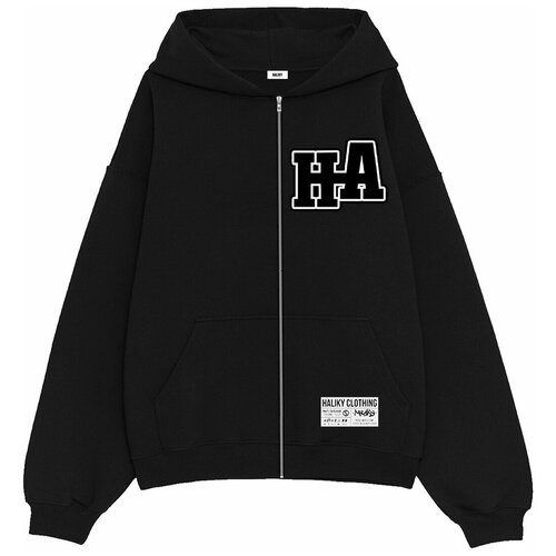 Худи женское HA Black Zip Hoodie L