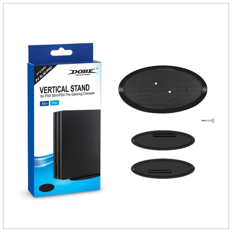 Подставка вертикальная для Sony Playstation 4 PS4 Slim / Pro вертикальный стенд Vertical Stand 2 в 1 DOBE TP4-885