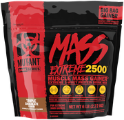 Гейнеры для спортсменов Mutant Mass XXXTREME 2500 Triple Chocolate 6 lbs