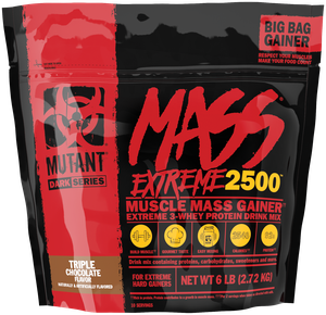 Гейнеры для спортсменов Mutant Mass XXXTREME 2500 Triple Chocolate 6 lbs