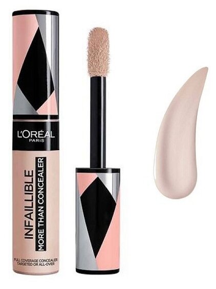 L'OREAL Консилер для лица Infaillible стойкий мультифункциональный, 11 мл, 320 Porcelain