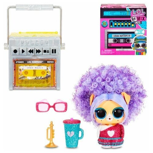 Игровой набор LOL SURPRISE питомец REMIX MGA ENTERTAINMENT 567073 кукла сюрприз l o l surprise remix hair flip doll музыкальная серия кукол mga entertainment