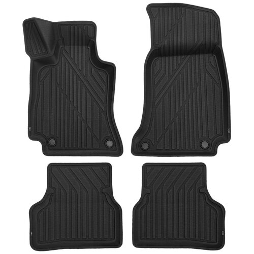 Коврики Kvest 3D в салон для MERCEDES E-Class, 2016- Sd, 4шт. (полистар)