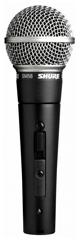 SHURE SM58SE Вокальный динамический микрофон кардиоидный, 50-15000 Гц, 1,6 мВ/Па, с выключателем