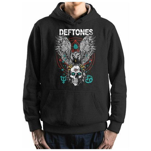 Худи DreamShirts с принтом Deftones Мужской Черный 48