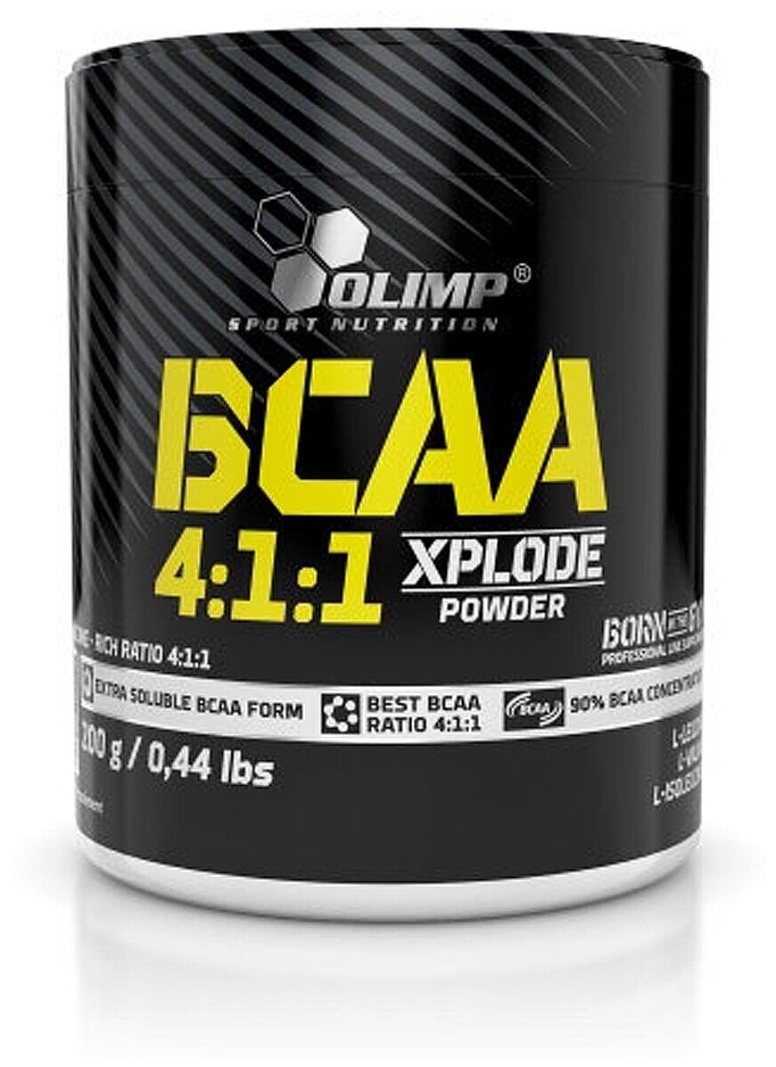 Olimp Nutrition, BCAA 4:1:1 Xplode powder, 200 г (Груша)