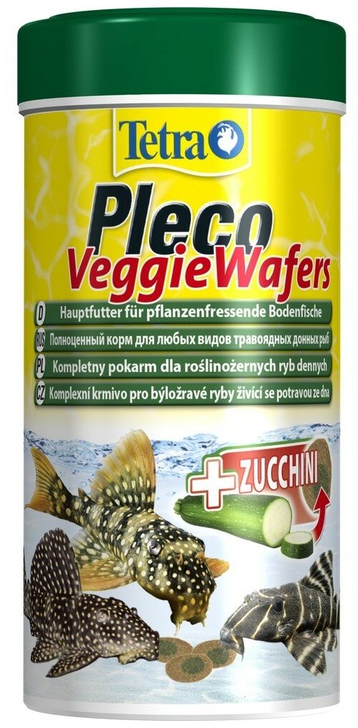 Корм для аквариумных рыб Tetra Pleco Veggie Wafers 250 мл (пластинки)