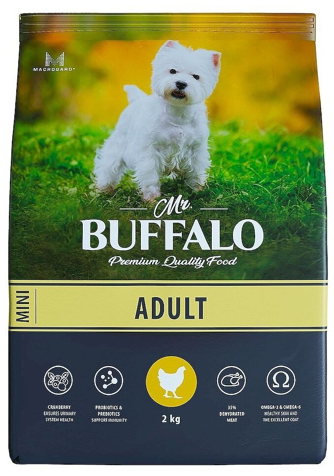 Сухой корм для собак Mr.BUFFALO Adult Mini с курицей