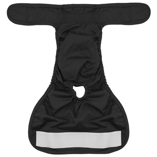 Трусы для собак ROMERO многоразовые черные (размер L)