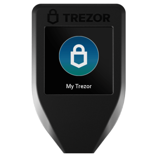 Аппаратный криптокошелек Trezor Model T 2023 черный