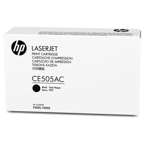 Картридж лазерный HP (C) CE505AC чер. для Р2035/2055