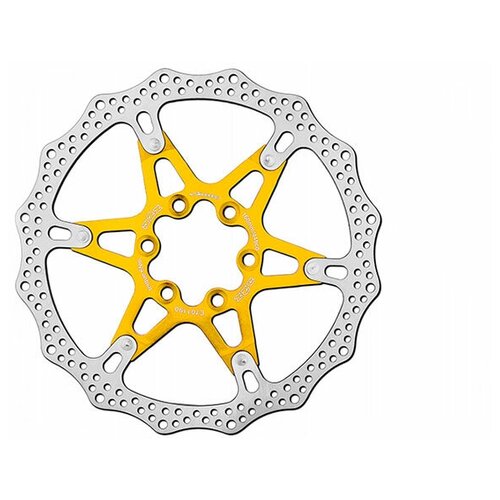 фото Тормозной диск a2z atd floating 203мм золотистый